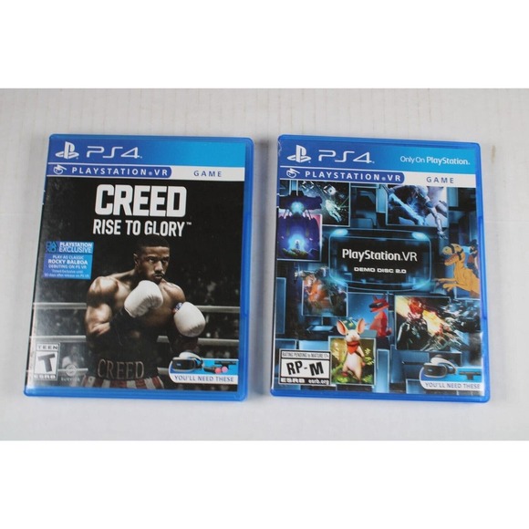 2 Games: Creed: Rise to Glory + VR Demo Disc 2.0 (Playstation 4, 2018) authentic - Picture 1 of 10